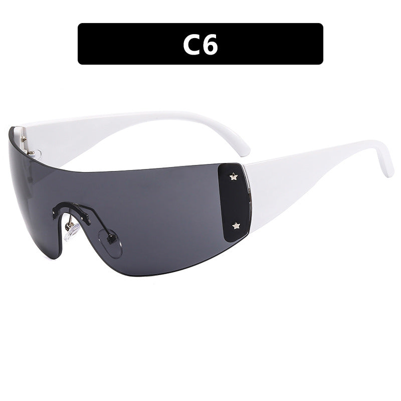 Women's stylish visor-like sunglasses Kalsten