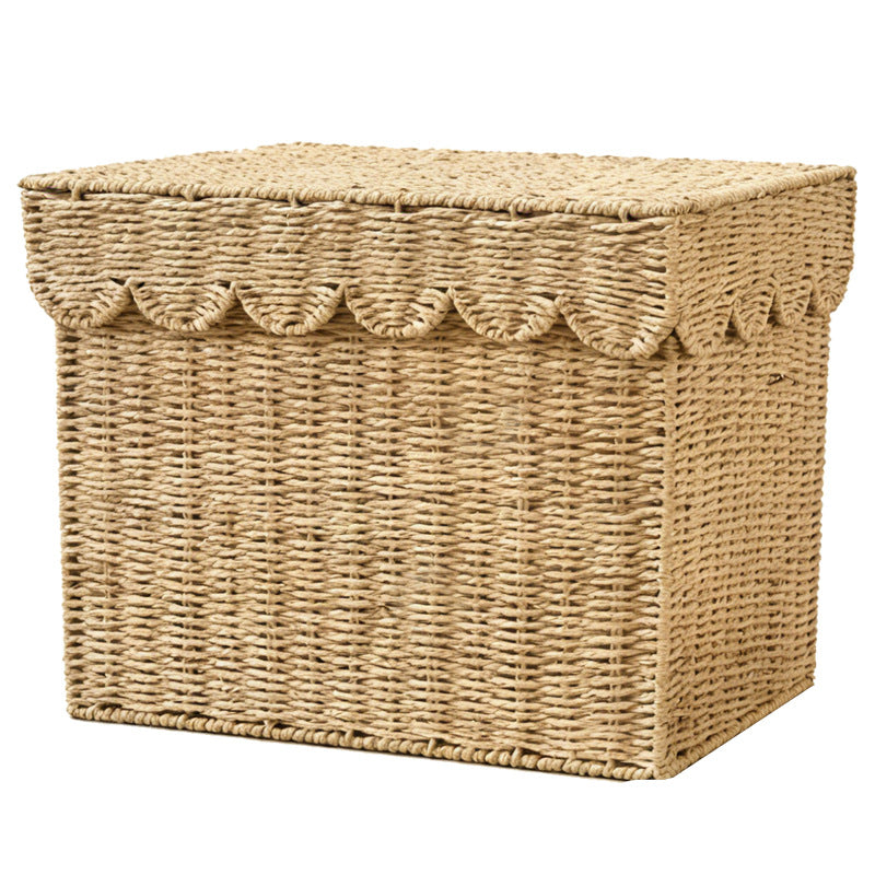 Storage basket with lid Kalsten