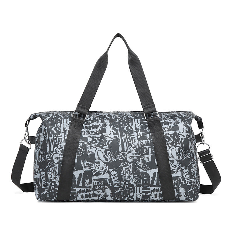 Graphic Patterned Sports Duffel Bag Kalsten