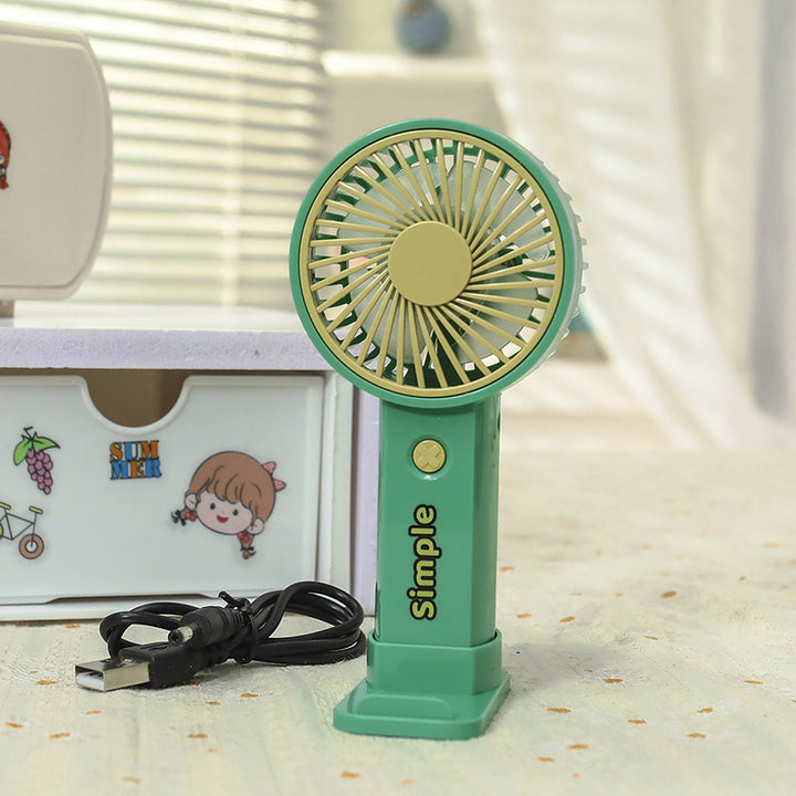 Portable hand fan with USB charging function and low noise level Kalsten