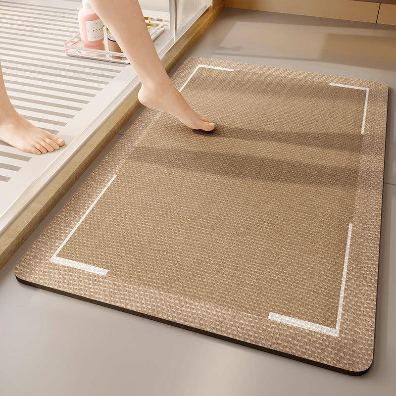 Modern Textured Bath Mat Kalsten