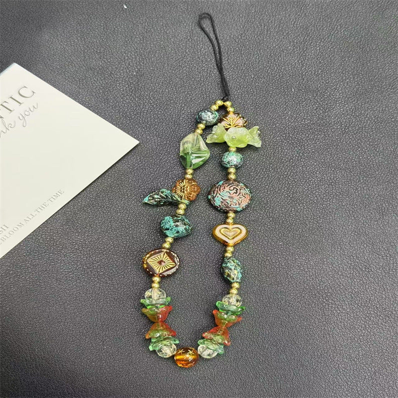 Artistic Beaded Charm Eyewear Holder Kalsten