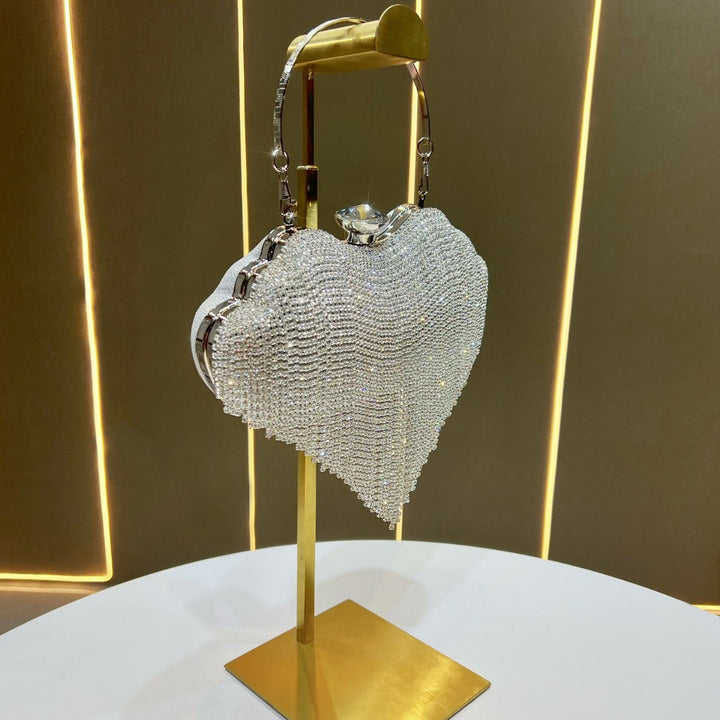 Crystal Fringe Evening Purse