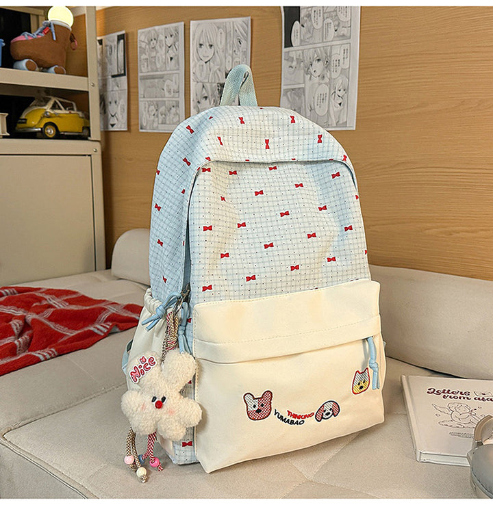 Cute Bow-Embellished Backpack Kalsten