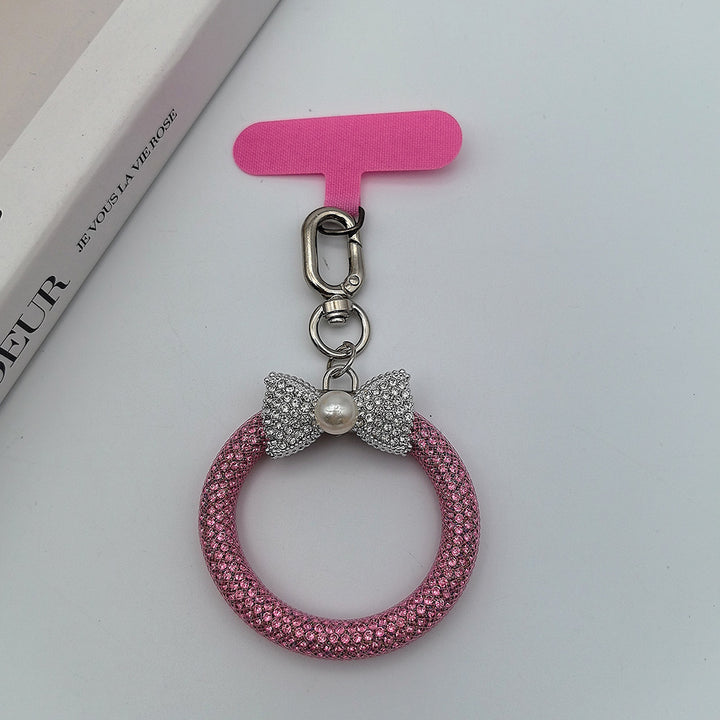 Elegant Rhinestone Bow Keychain Kalsten