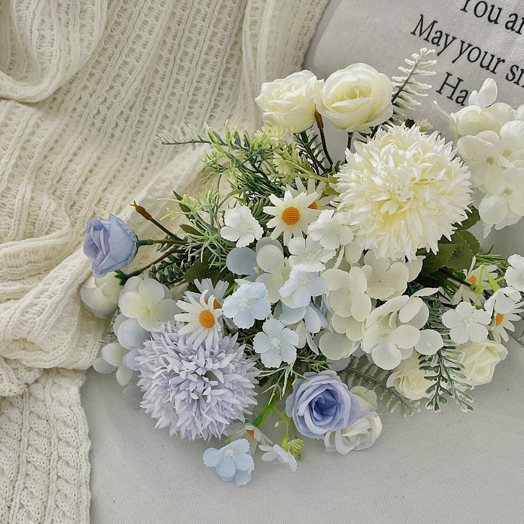Faux Flower Bouquet Arrangement