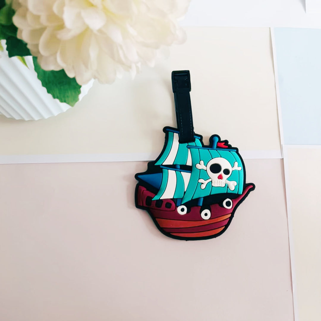 Unisex Luggage Tag in Pirate Ship Design Kalsten