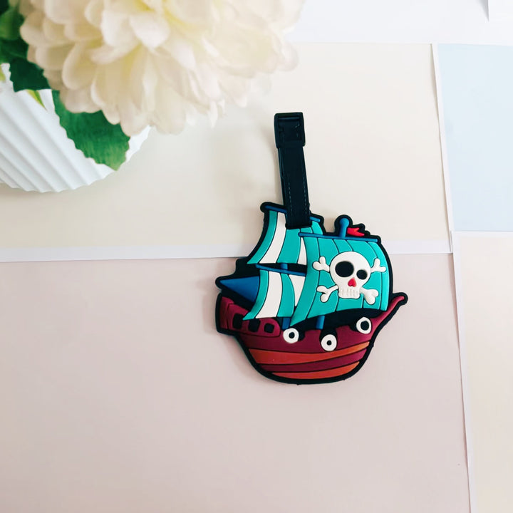 Unisex Luggage Tag in Pirate Ship Design Kalsten