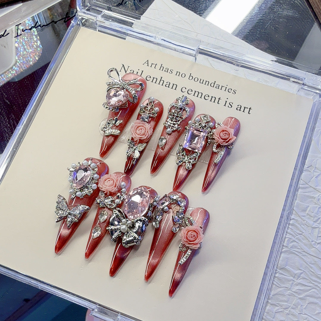 Glamorous Decorative Nail Art Tips Set