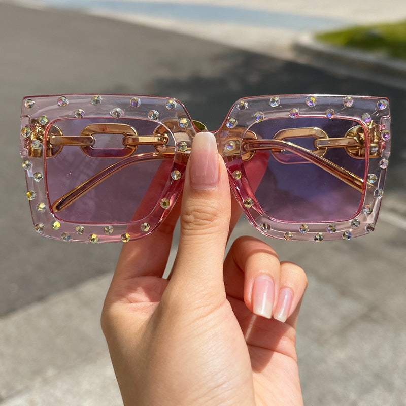 Decorative Pearl-Embellished Cat Eye Sunglasses Kalsten