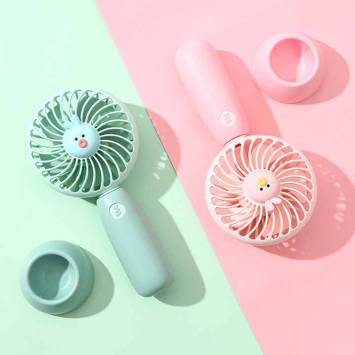 Unisex Portable Handheld Cooling Fan with Cute Animal Design Kalsten