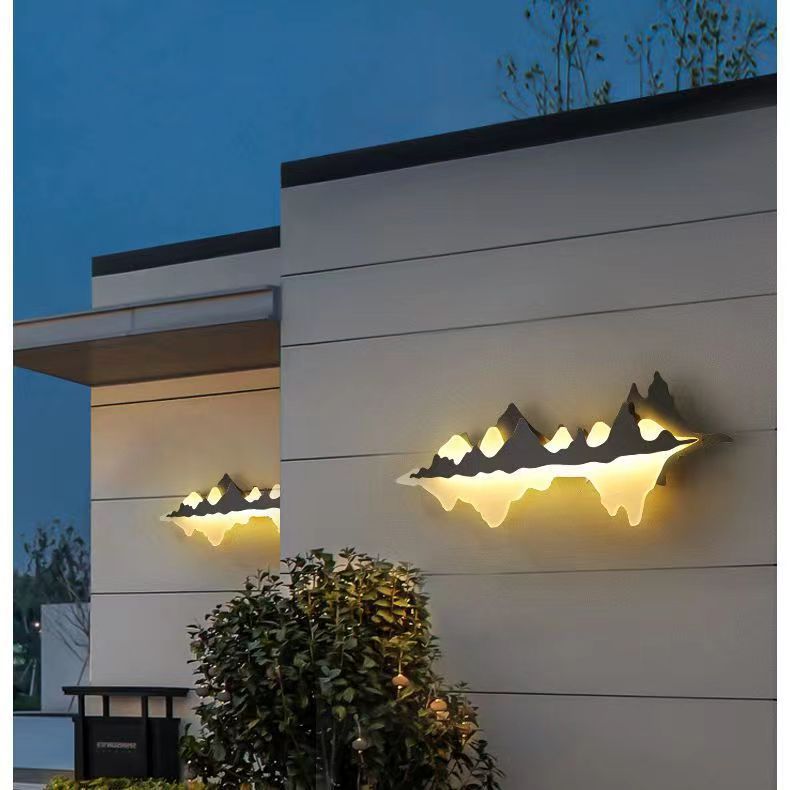Mountain-Inspired Wall Light
