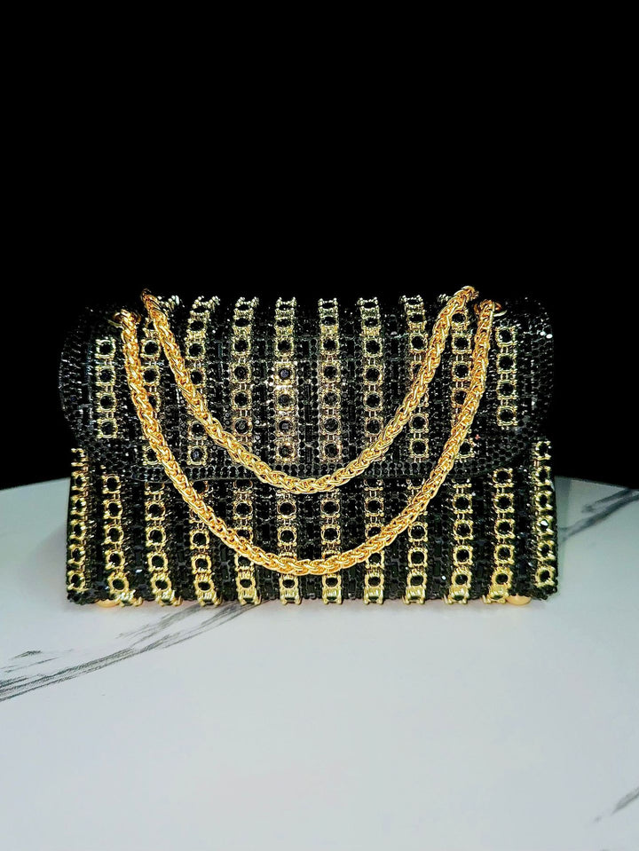 Decorative Crystal Evening Clutch