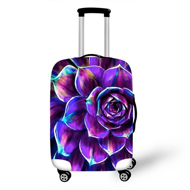 Women's hardshell travel suitcase with floral design Kalsten