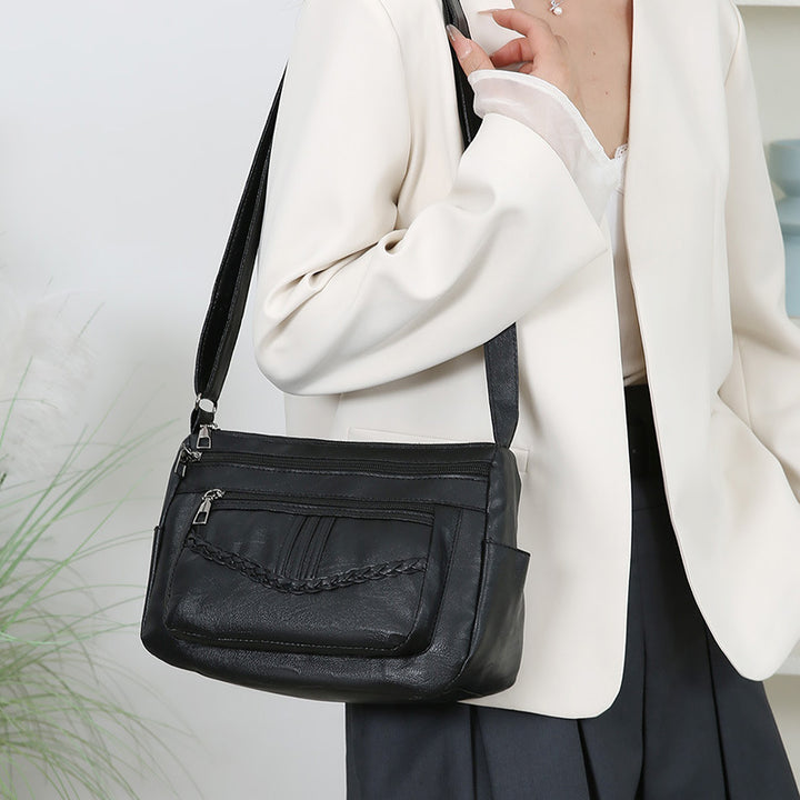WoStylish Leather Crossbody Bag