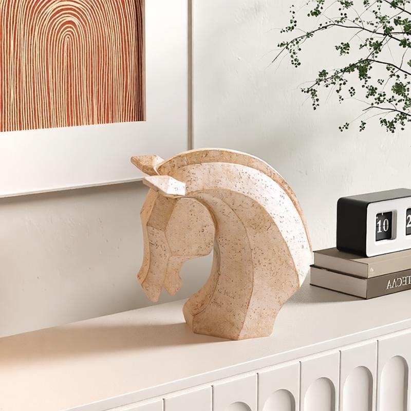 Decorative Horse Head Sculpture