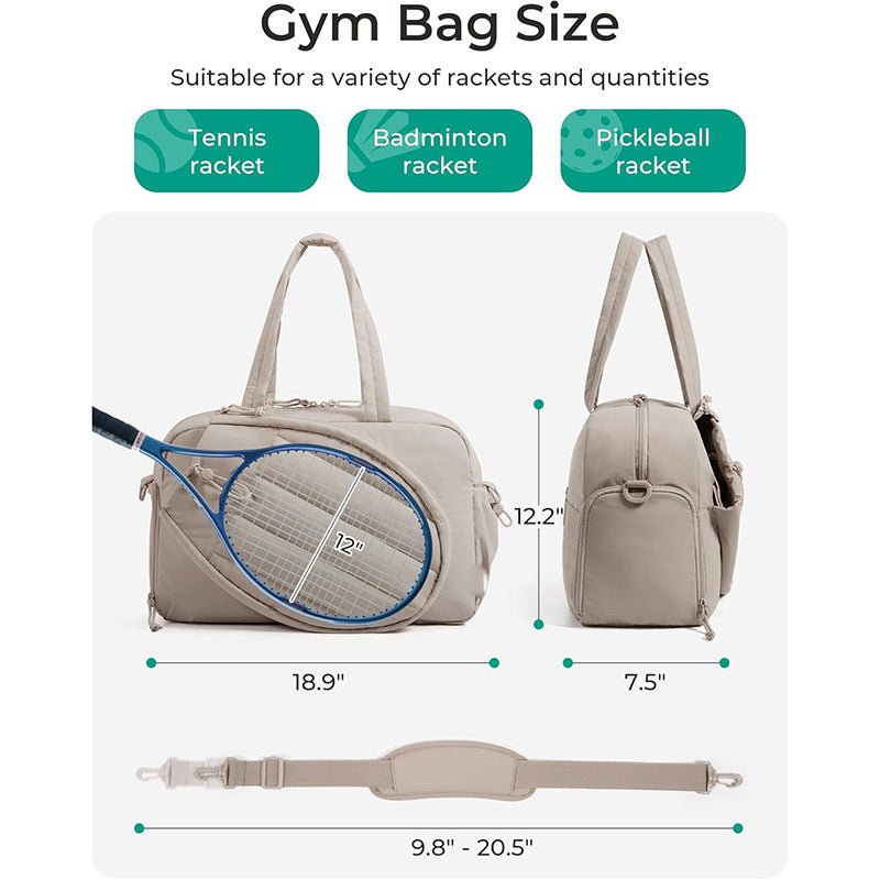 Multi-Compartment Tennis Gear Tote Bag Kalsten