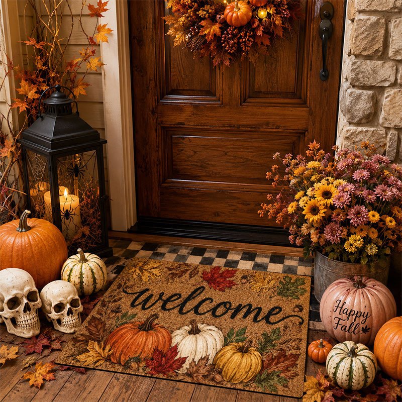 Seasonal Decorative Welcome Mat Kalsten