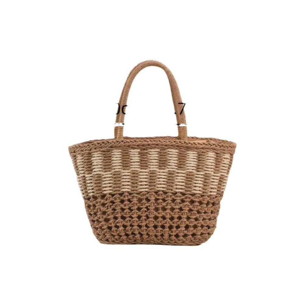 Handwoven basket bag with airy structure Kalsten