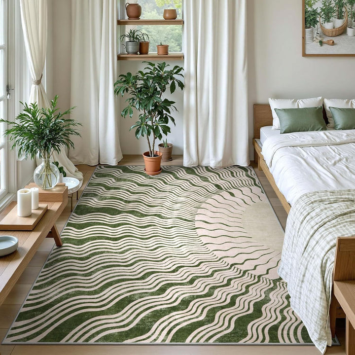 Artistic Wave Pattern Area Rug Kalsten