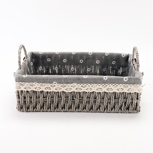 Rectangular Woven Storage Baskets Kalsten