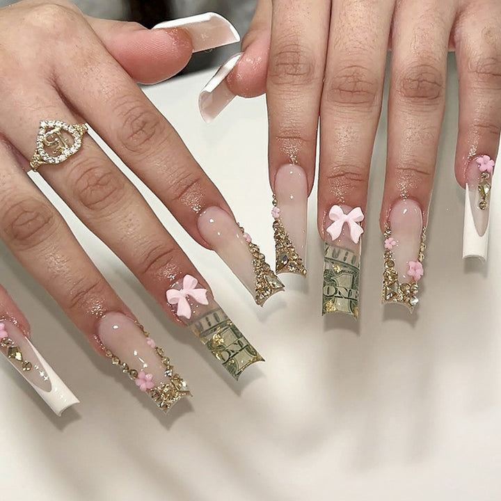 Nail set with luxurious decorations Kalsten
