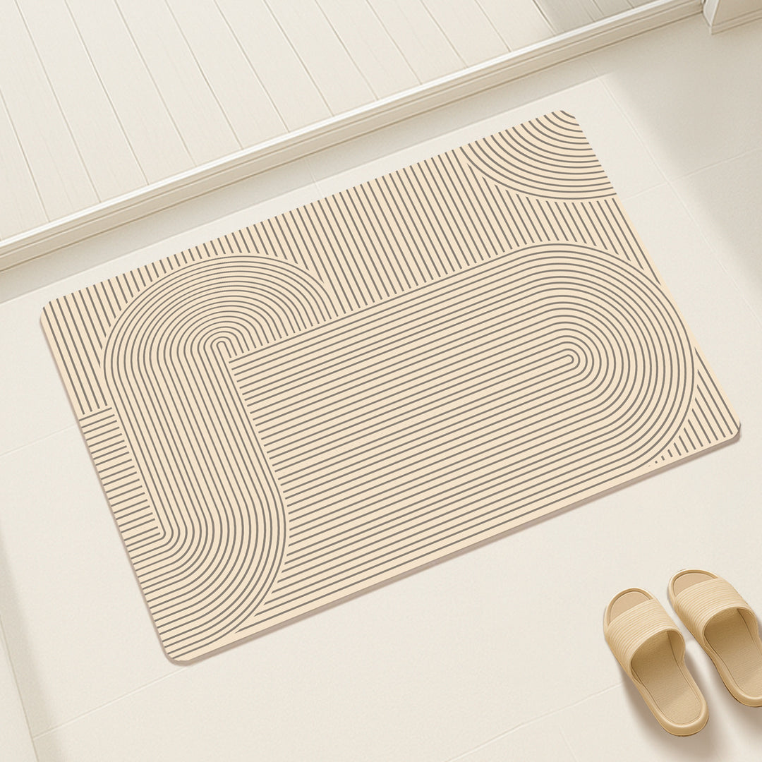Geometric Pattern Kitchen Mat