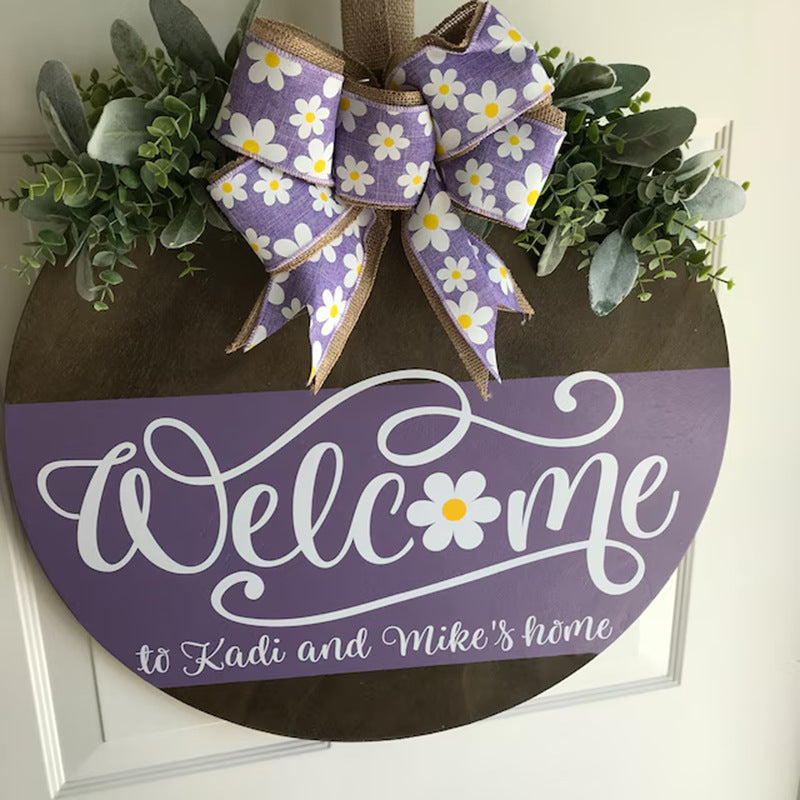 Decorative Welcome Wall Plaque