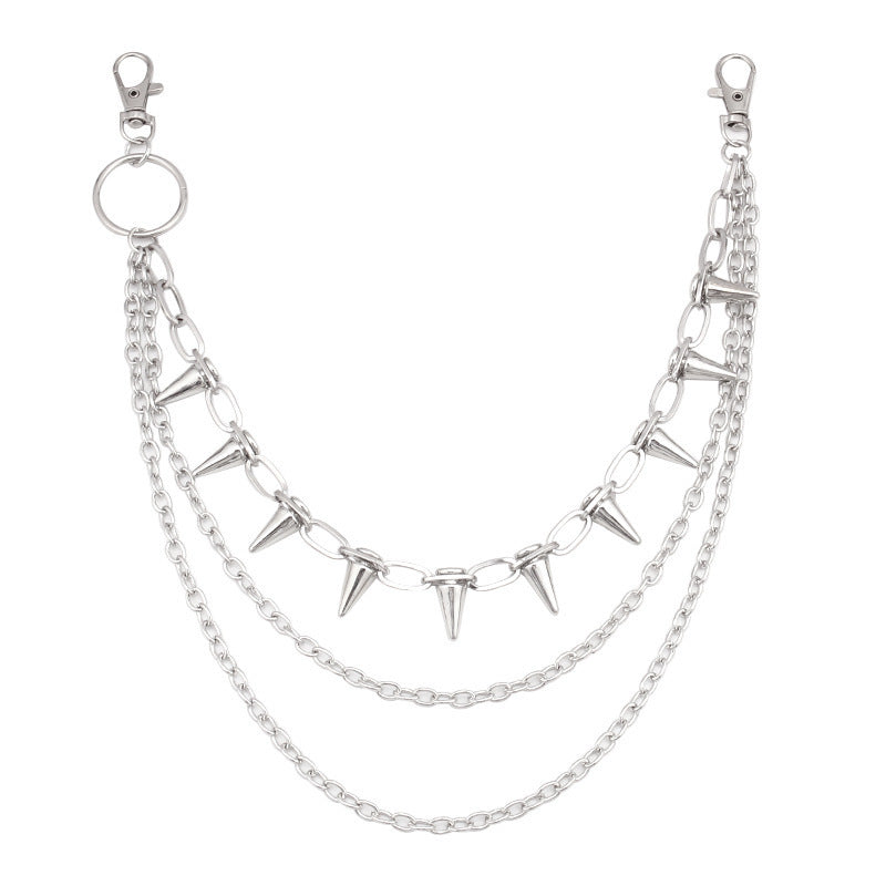 Fashionable chain belt with stud accents Kalsten