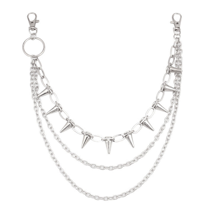 Fashionable chain belt with stud accents Kalsten