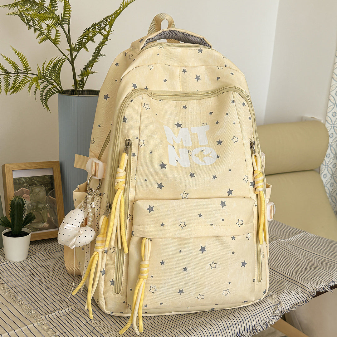 Stylish Star-Embellished Casual Backpack Kalsten 1791206135