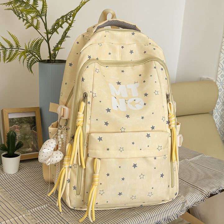 Stylish Star-Embellished Casual Backpack Kalsten 1791206135