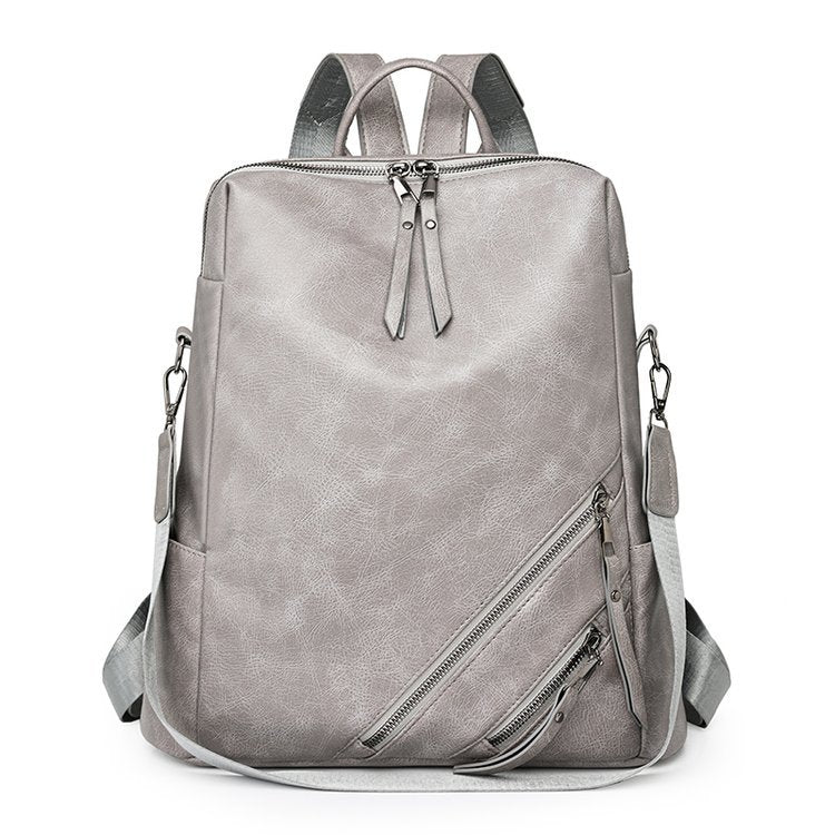 Fashionable Multi-Zipper Backpack Kalsten