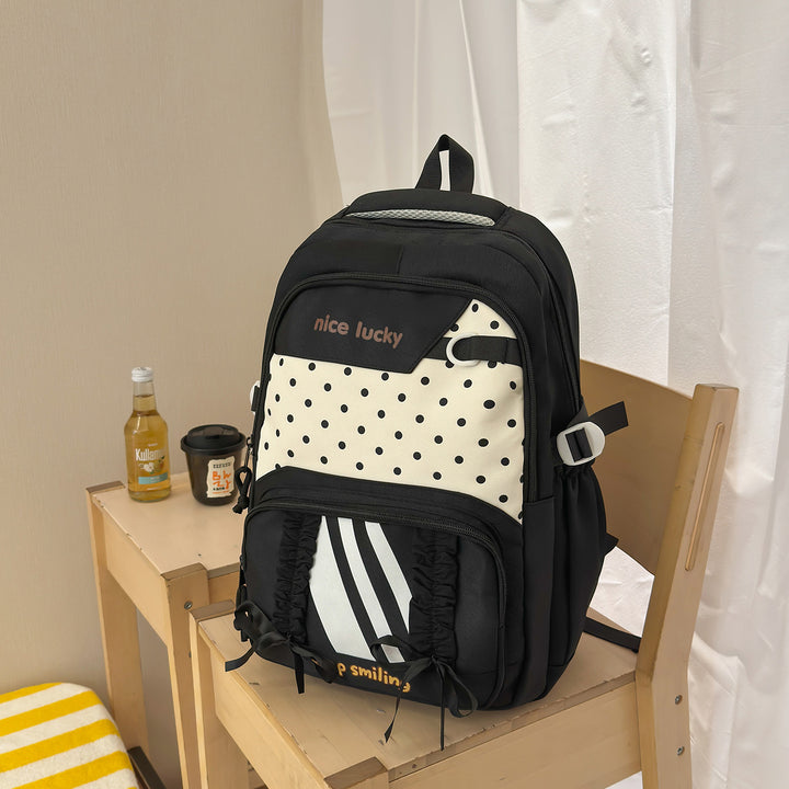 Stylish Multi-Functional Backpack with Cute Charms Kalsten