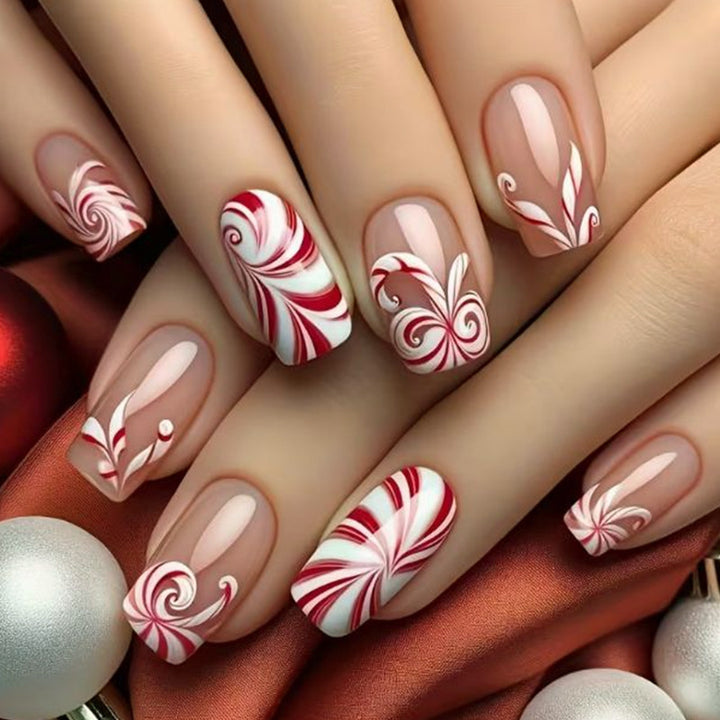 Artistic Holiday Nail Art Design Kalsten