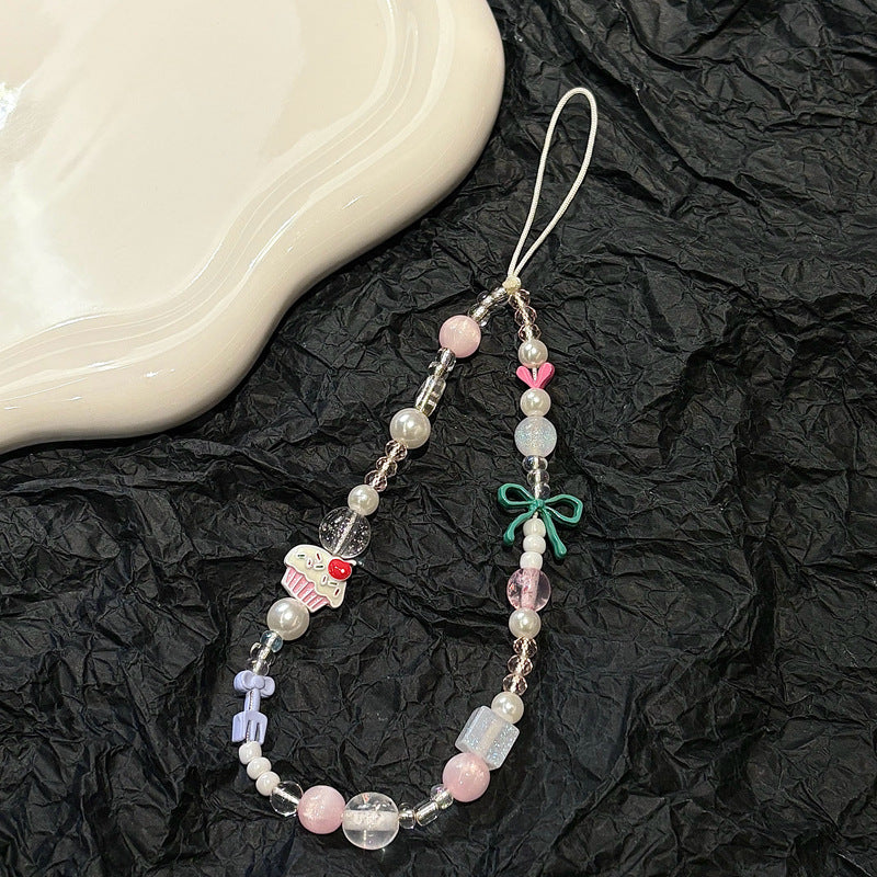 Playful Beaded Smartphone Charm Holder Kalsten