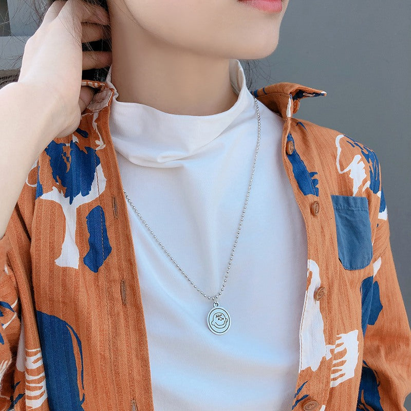 Outline Bear Pendant Necklace Kalsten