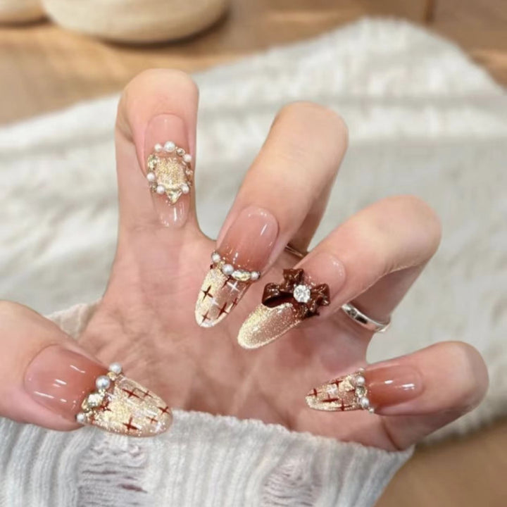 Decorative Press-On Nail Art Set Kalsten 1787395120