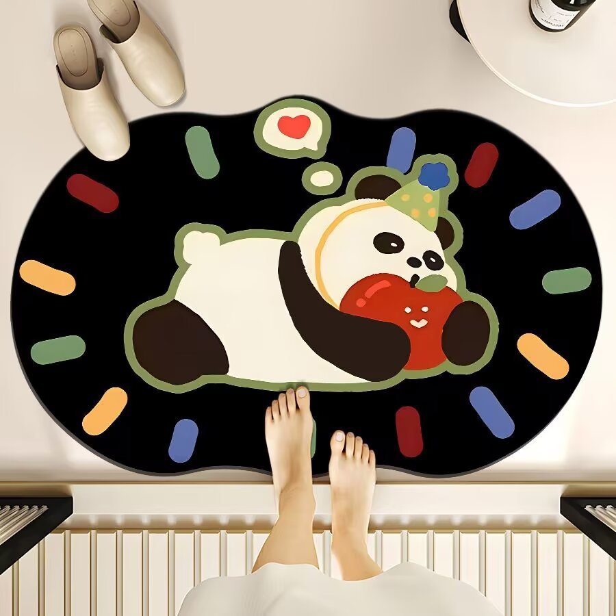 Cute Cartoon Bear Bath Mat Kalsten