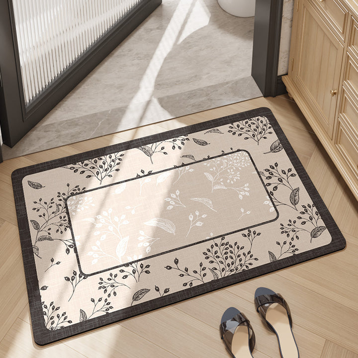 Marble Pattern Bath Mat Kalsten