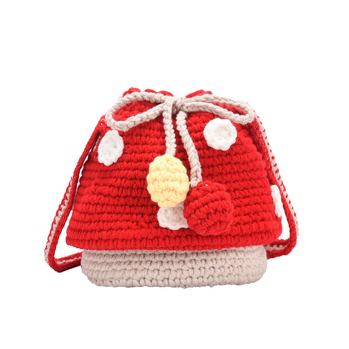 Adorable Fun Mushroom Crochet Backpack