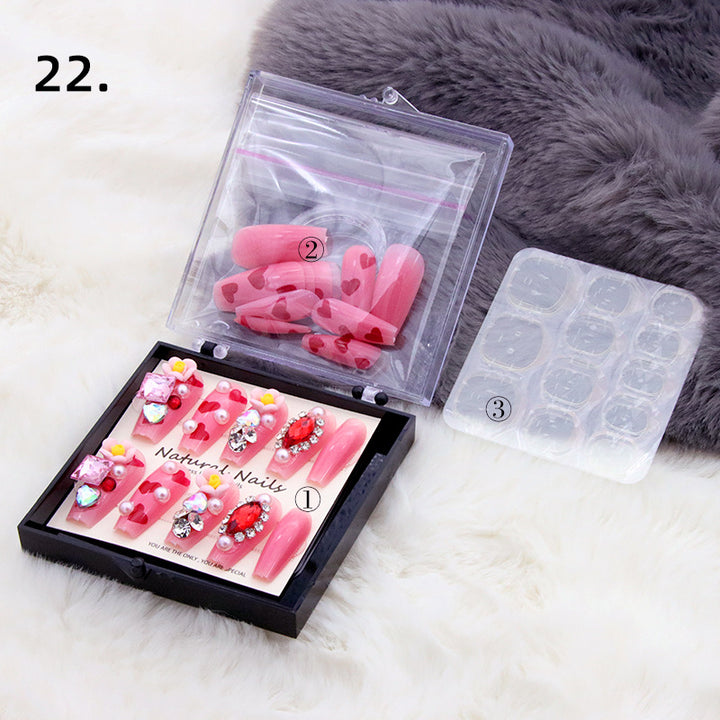Elegant Pre-Designed Press-On Nail Set Kalsten