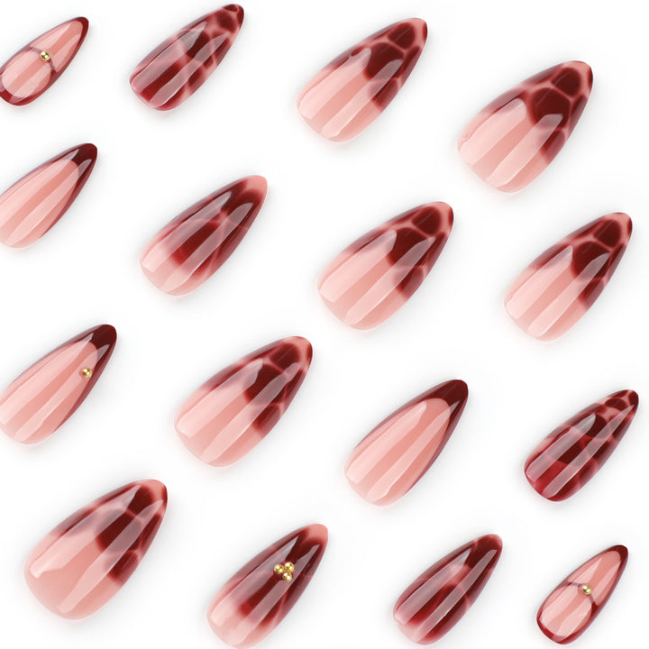 Artificial nails with elegant decorations Kalsten