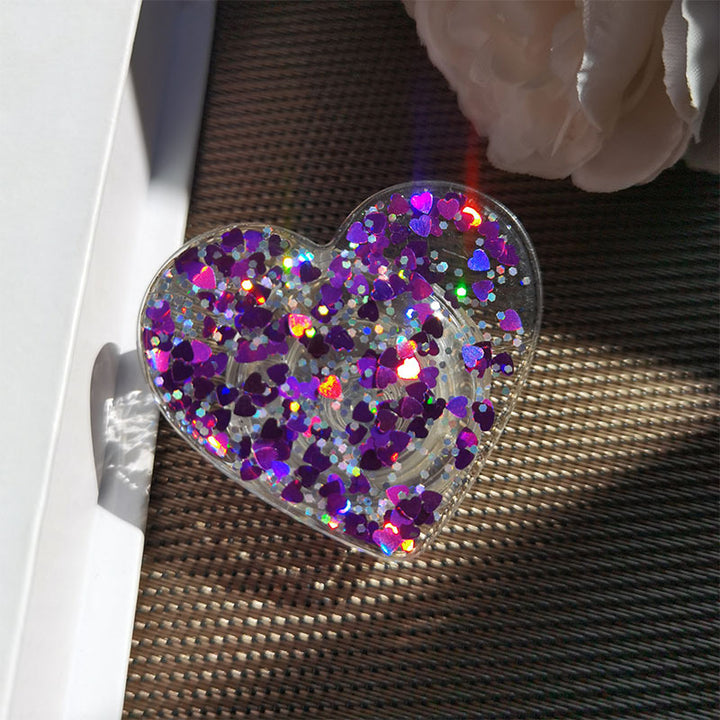 Glittering Heart-Shaped Phone Stand Kalsten