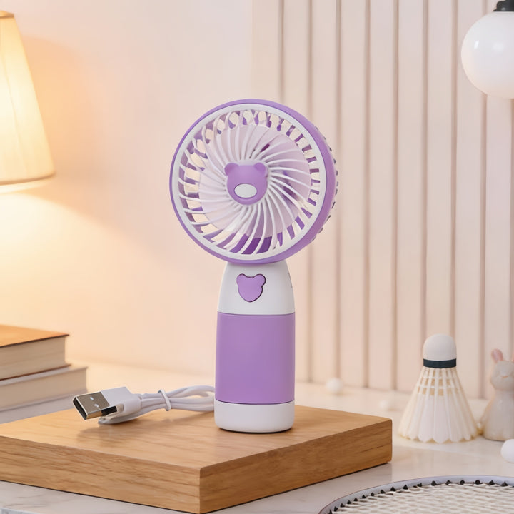 Women's portable handheld fan with joyful animal design Kalsten