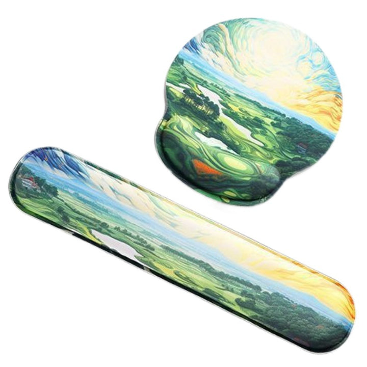 Ergonomic Illustration Mouse Pad