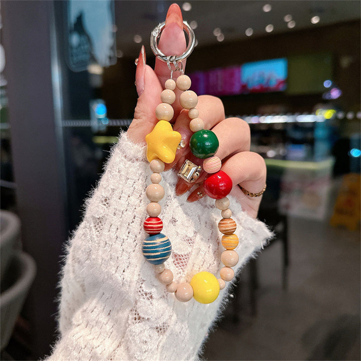 Colorful Beaded Charm Keychain Kalsten 1790134521