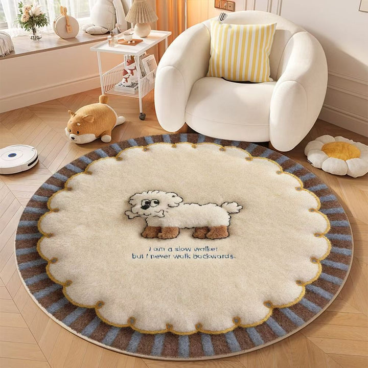 Round Decorative Area Rug