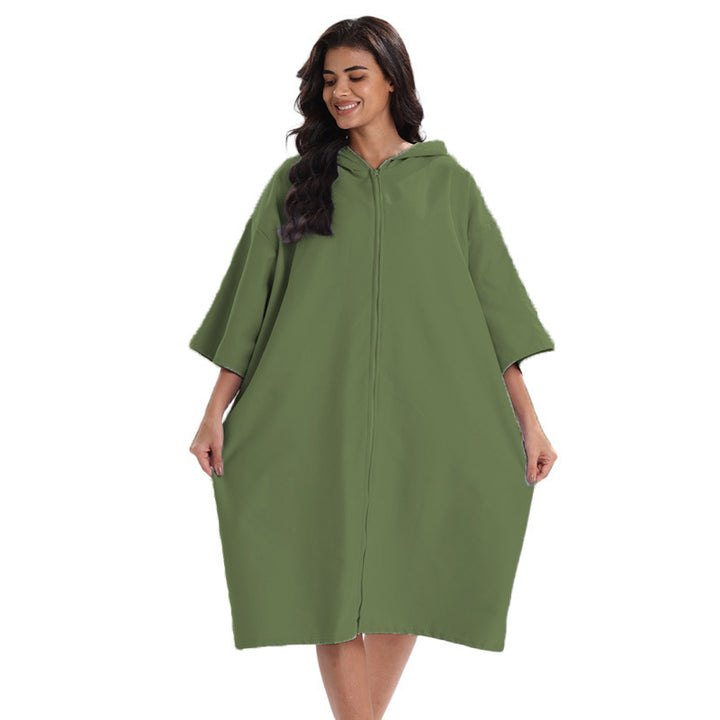 Practical and comfortable bathrobe poncho Kalsten
