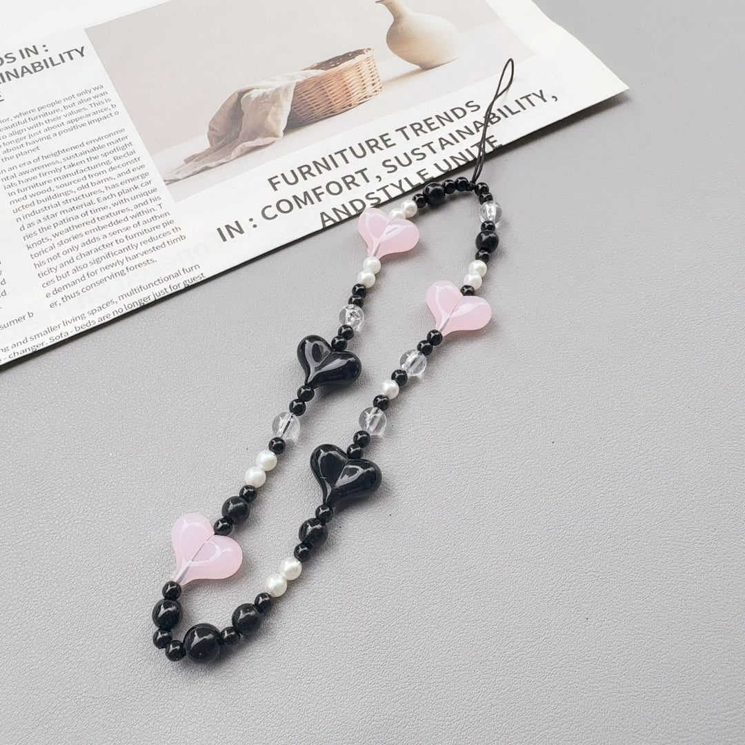 Heart-Shaped Beaded Eyewear Chain Kalsten